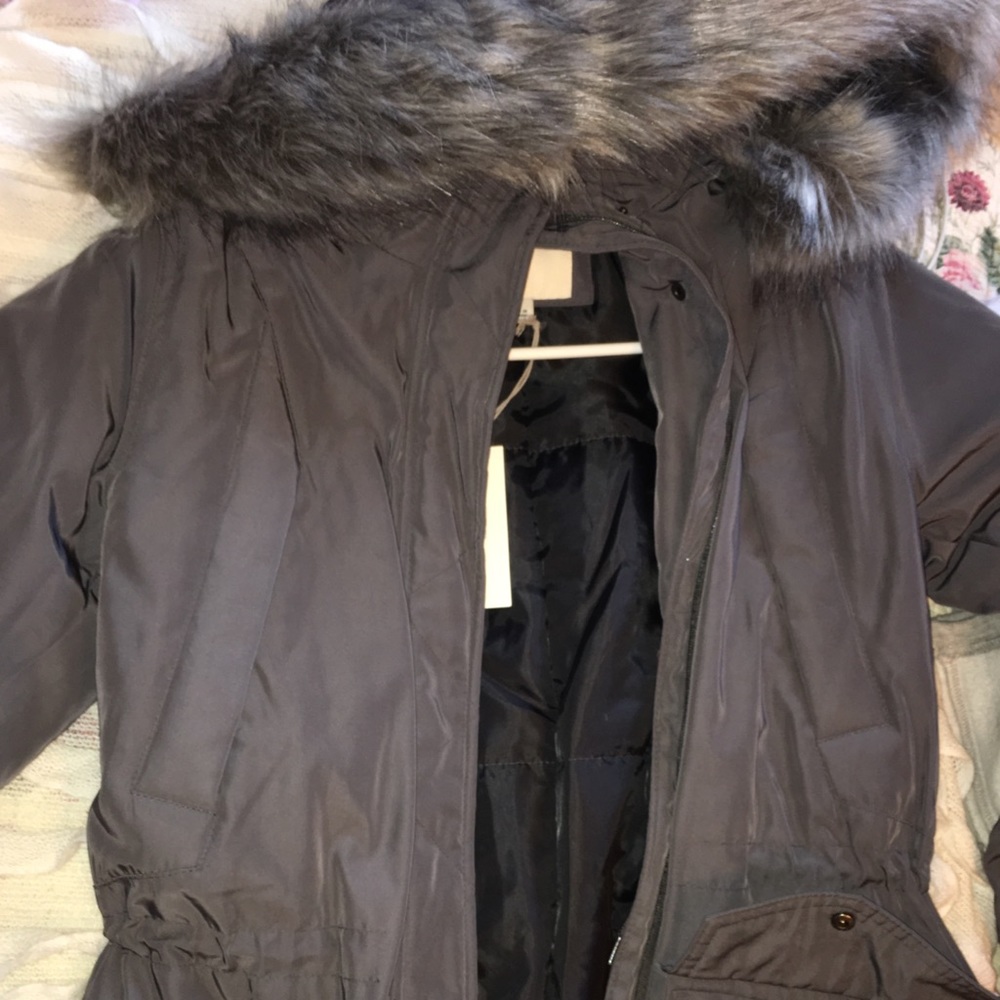 Grey winter coat